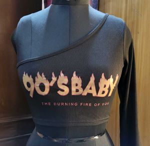 90's Baby Graphic Crop Top