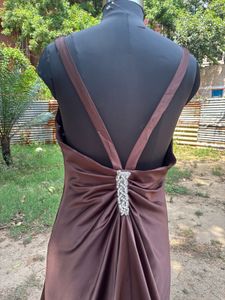 Elegant Brown cocktail Gown