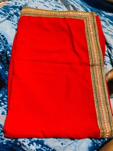 Red Saree unused