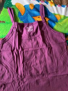 2 cotton camisole slip