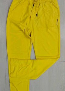 Bright Yellow Jogger Pants