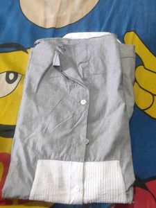 Classic Grey Tuxedo Shirt
