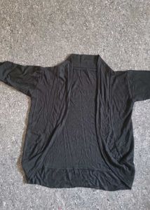 Black Casual overcoat