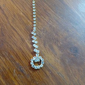 Elegant Diamond Lookalike Maang Tikka