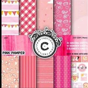 Craftique Pink Pamper Designer Cardstock