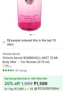 Victoria's Secret Perfume For Women