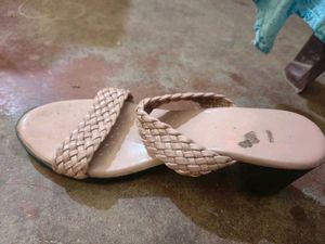 Light Pink Braided Strap Sandals