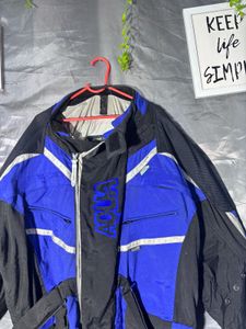 Men's Blue &amp; Black Racing Jacket