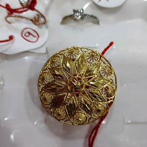 1.5 gram gold plated finger ring