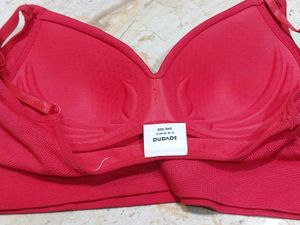 Comfortable Red Seamless Bra Top