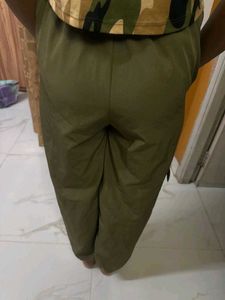 Men's Cargo Pants - Olive Green