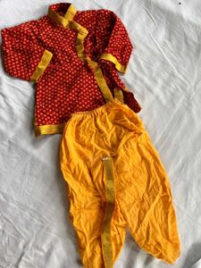 Traditional Indian Kids Dhoti Kurta Set