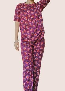 Floral Print Pajama Set