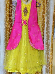 Beautiful net frock for kids
