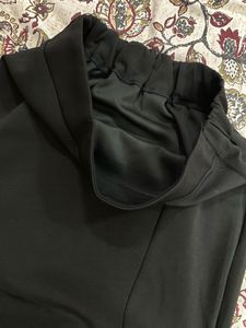 Black Maxi Long Skirt with Slit