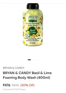 Bryan And Candy Luxury Foaming Body Wash