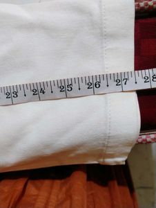 Brand New Knee Length White Short For Women