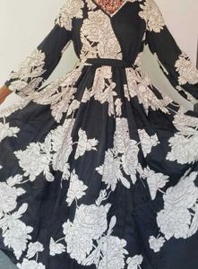 Elegant Floral Print Wrap Dress