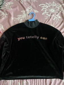 Premium Black Oversize Sweatshirt