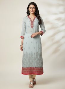 Elegant Embroidered Kurta
