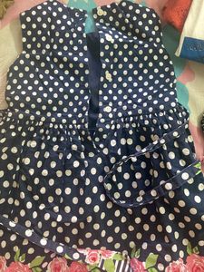 Cotton Polka Print Frock