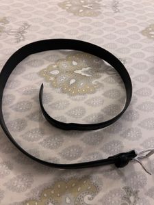 Classic Black Leather Belt