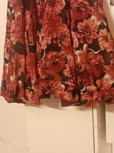 Floral Print Gown