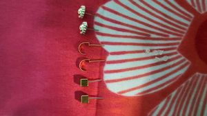Combo of 3 stud earrings