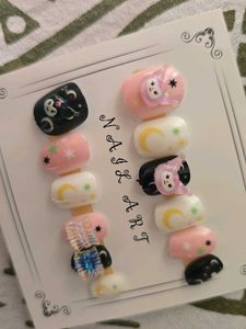 kuromi press on nails