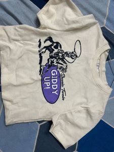 Shania Twain 'Giddy Up!' Crop Tee