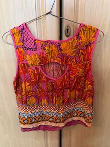 Vibrant Floral Sleeveless Top