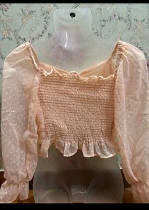 Korean Style V Neck Top