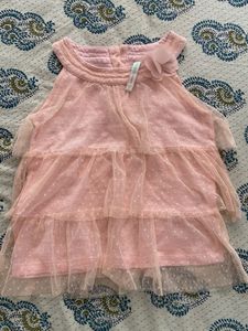 Adorable Pink Tulle Top 3-4yrs