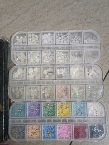 nail glitter colour