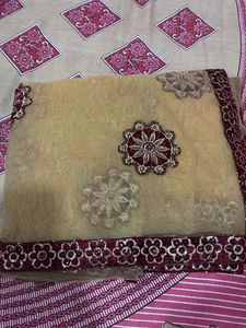 Elegant Embellished Saree