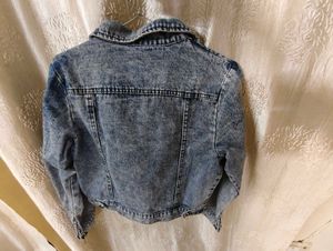 Stylish Acid Wash Denim Jacket