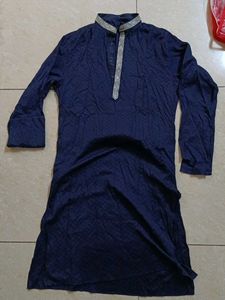 Men's Navy Blue Kurta