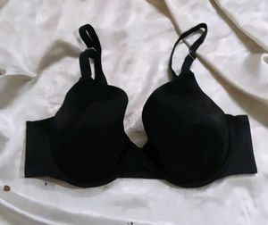 Black Padded Bra