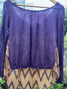 Bohemian Print Long Sleeve Top