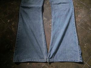 Mens 2000s denim flared jeans