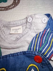 Baby Sweater With Free 🆓 Dungarees