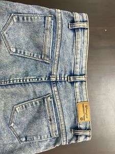 Stylish Acid Wash Denim Jeans