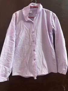 Light Purple Button-Up Shirt