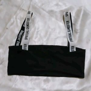 Black Cropped Top