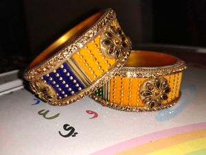 Colorful Beaded Bangles
