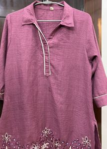 Elegant Embroidered Kurta Set