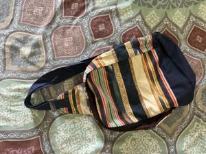 Boho Striped Crossbody Bag