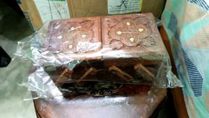 New Hand Carved Wooden box