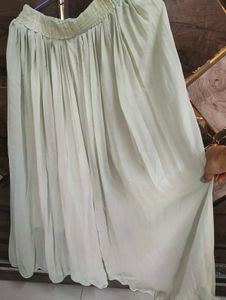 Elegant Light Green Ethnic sharara and chunni