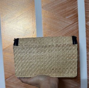 Victoria's Secret Straw Crossbody Bag